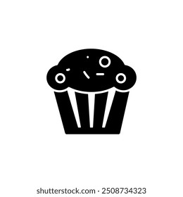Muffin icon, vector illustration. Vector muffin icon trendy style illustration for web and app..eps