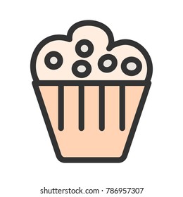 Muffin, pastry, sweet