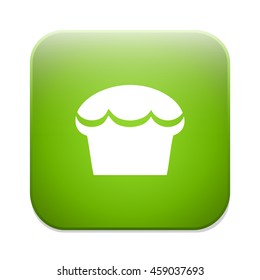 Muffin sign icon. Cupcake button