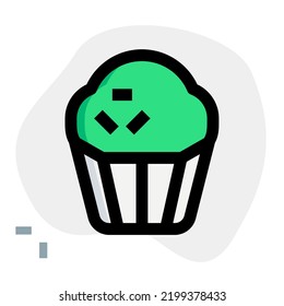 Muffin, sweet and tasty dessert.