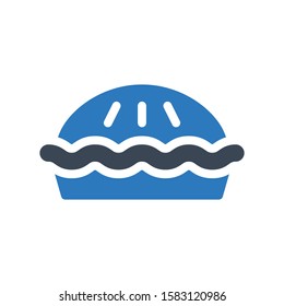 muffin vector glyph color icon 