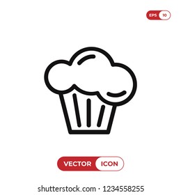 Muffin Vector Icon