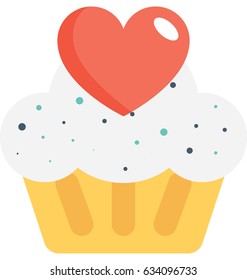 Muffin Vector Icon