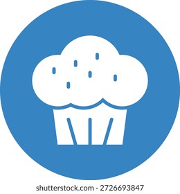 Ilustração do design do ícone do vetor do muffin