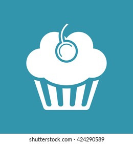 Muffins or Cupcake Icon. Eps-10.