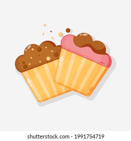 Muffins icon vector design illustration