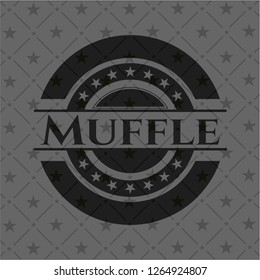 Muffle black emblem