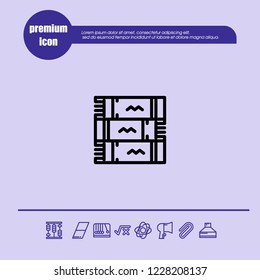 muffler icon vector