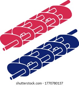 Muffler icon vector illustration sign