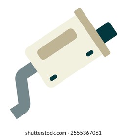 Muffler icon for web, app, infographic, etc