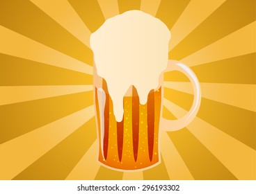 Mug with beer