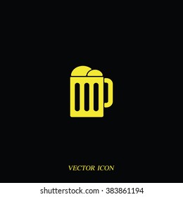 Mug beer icon.