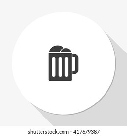 Mug beer icon.