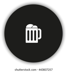 Mug beer icon.