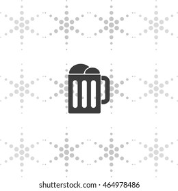 Mug beer icon.