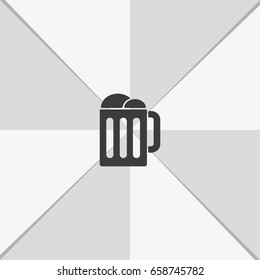 Mug beer icon.