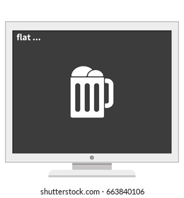 Mug beer icon.