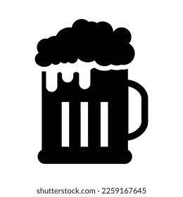 Mug With Beer Icon in Dualtone Style