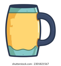 mug of beer icon isolated