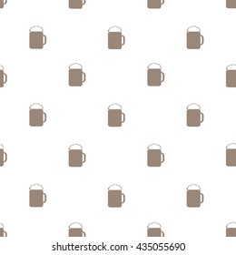 Mug of Beer seamless pattern for packages and other prints