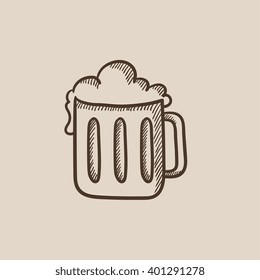 Icono de dibujo de cerveza.