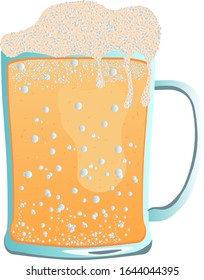 Mug. diseño gráfico de cerveza/vectorial