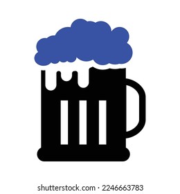 Mug With Beer Vector Icon