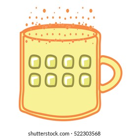 Mug Of Beer  -  Vector Illustration