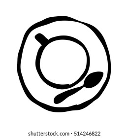 mug with beverage icon image