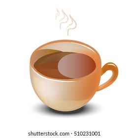 mug with coffee. 