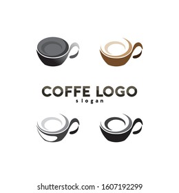 MUG AND Coffee cup Logo Template vector icon design and coffe black CAFE ICON HOT DRINKS