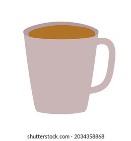 mug of coffee icon isolated