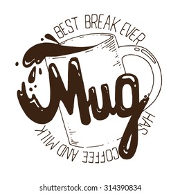 MUG COFFEE AND MILK