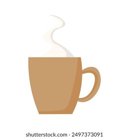 Mug for coffee, tea, cocoa. Vector illustration