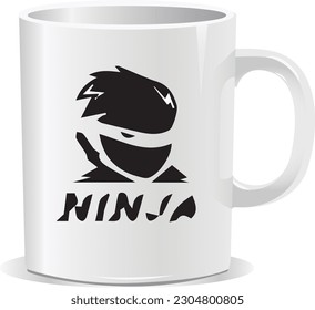 mug cup cofffee cup design vector art eps