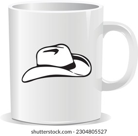 mug cup cofffee cup design vector art eps