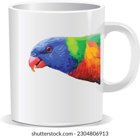 mug cup cofffee cup design vector art eps