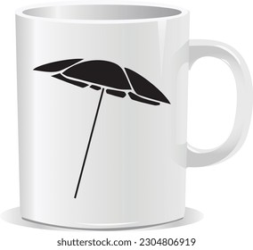 mug cup cofffee cup design vector art eps