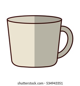 mug or cup icon image vector illustration design 
