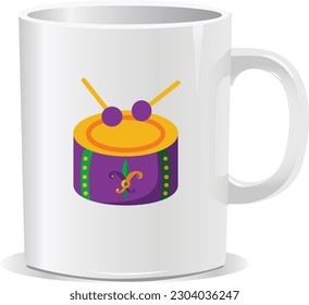 mug design coffe cup art vector eps 