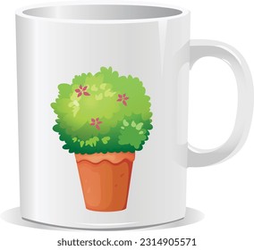 BOMBA DISEÑO VECTOR ART COFFEE CUP EPS