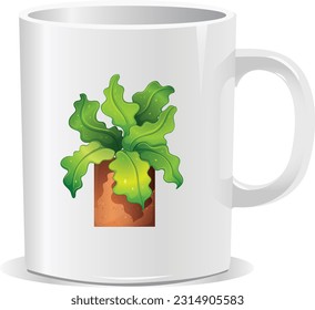 MUG DESIGN  VECTOR ART COFFEE CUP DESIGN EPS