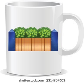 MUG DESIGN  VECTOR ART COFFEE CUP DESIGN EPS