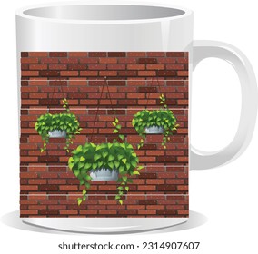 MUG DESIGN VEKTOR ART COFFEE CUP DESIGN EPS