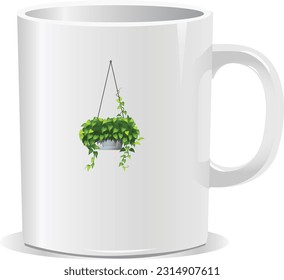 MUG DESIGN  VECTOR ART COFFEE CUP DESIGN EPS
