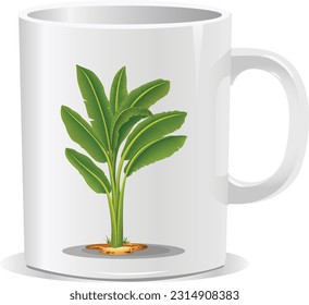 MUG DESIGN  VECTOR ART COFFEE CUP DESIGN EPS