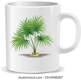 MUG DESIGN  VECTOR ART COFFEE CUP DESIGN EPS