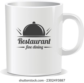 Mug design vector art eps coffe cap 