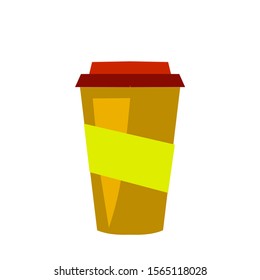 mug design, vector mug icon with a simple concept. suitable for various design purposes.
