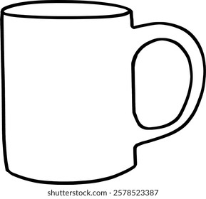Mug Drawing abstract decoration beautiful  drawing 